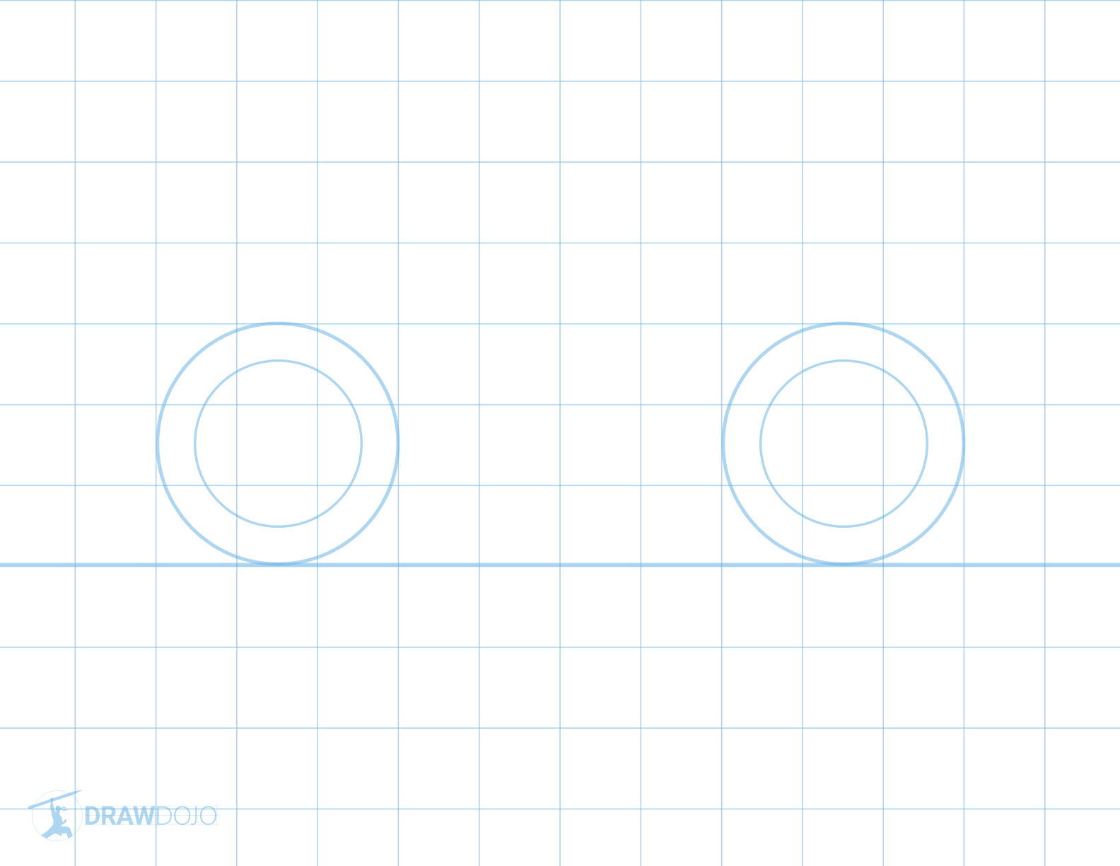 Motorcycle Drawing Template (Side)